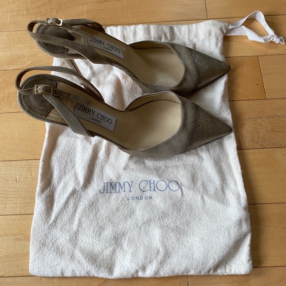 Jimmy Choo Suede Slingbacks - Picture 7 of 7